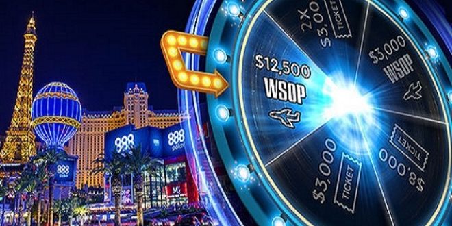 Акция WSOP Las Vegas Spinner от 888 Poker