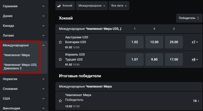 Хоккей